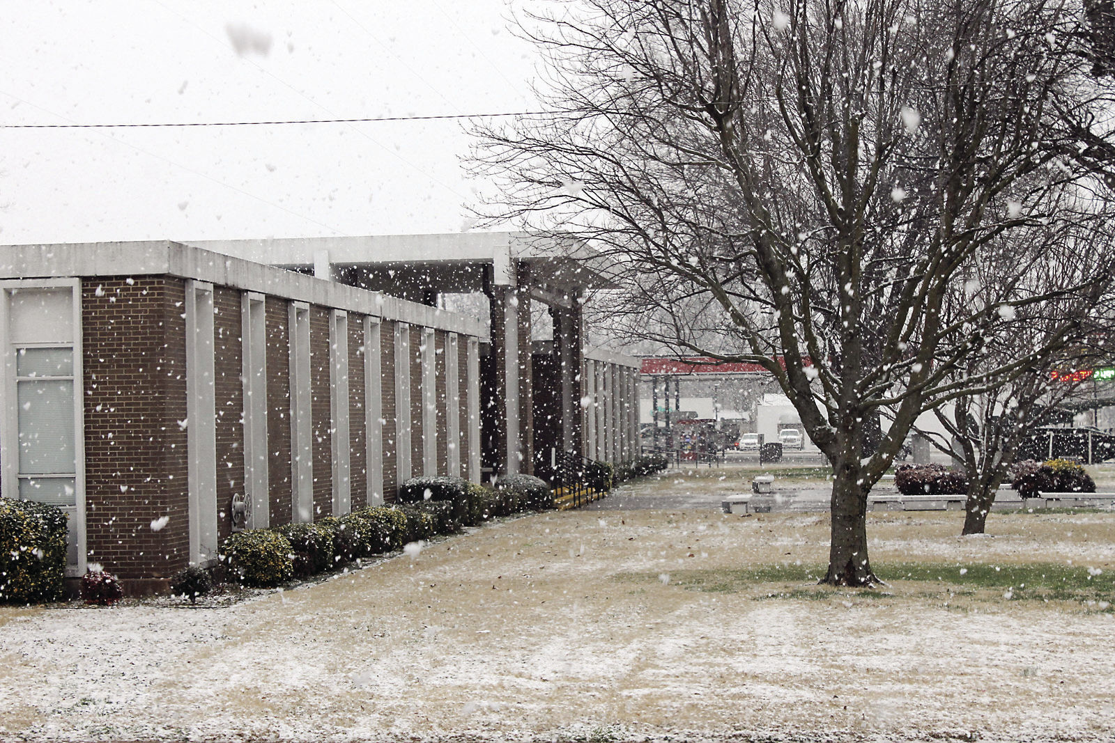 Snow falls in county